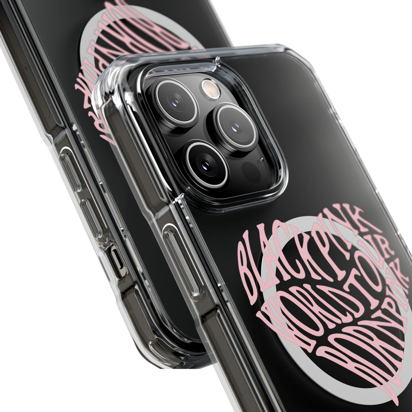 Born Pink Heart Typography - Magnetic Clear Impact Case