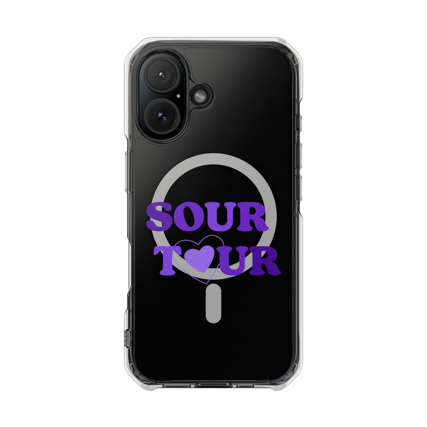 SOUR TOUR Heart Magnetic Clear Impact Case