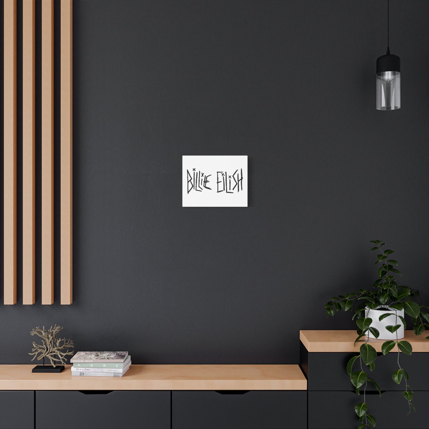 Twisted Ink Font Matte Canvas