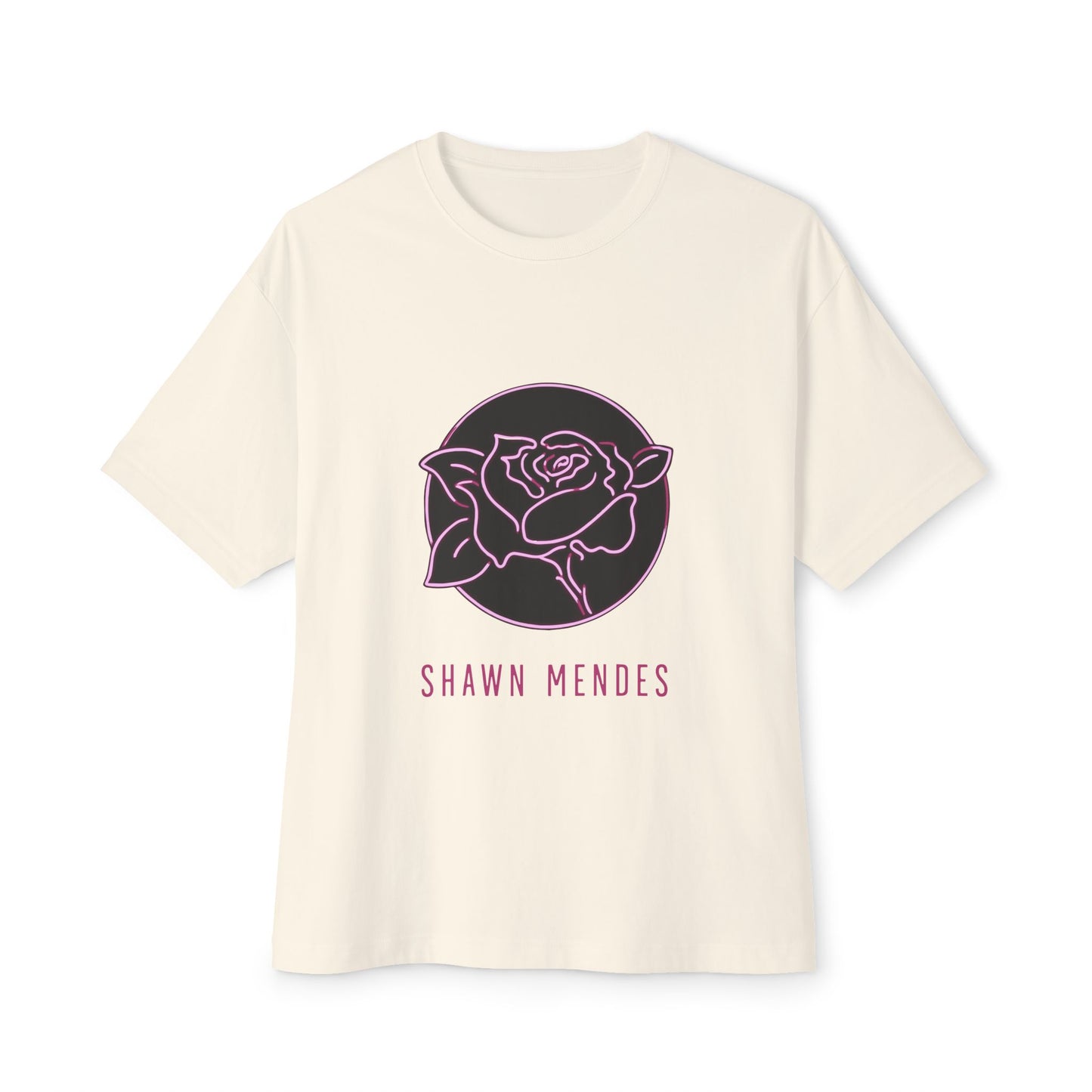 Neon Bloom Unisex Oversized Boxy Tee