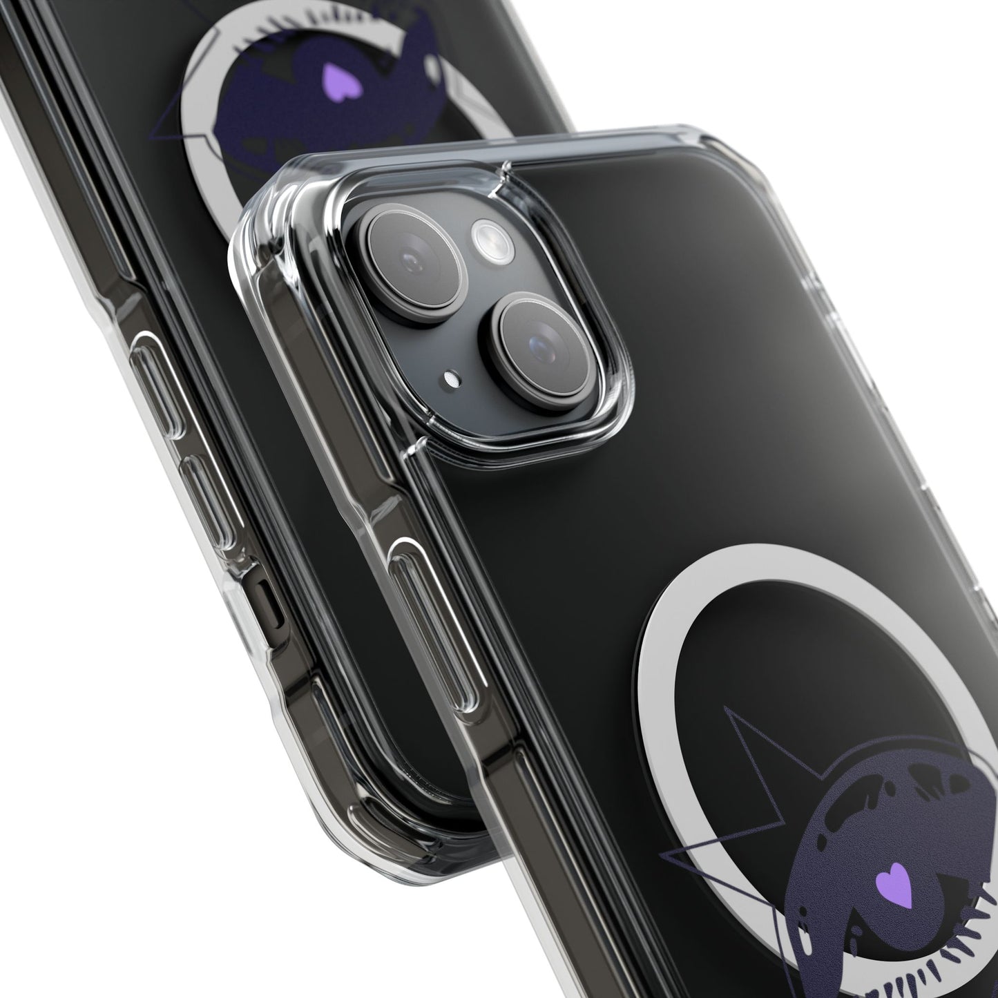 Purple Starry Eye Magnetic Clear Impact Case