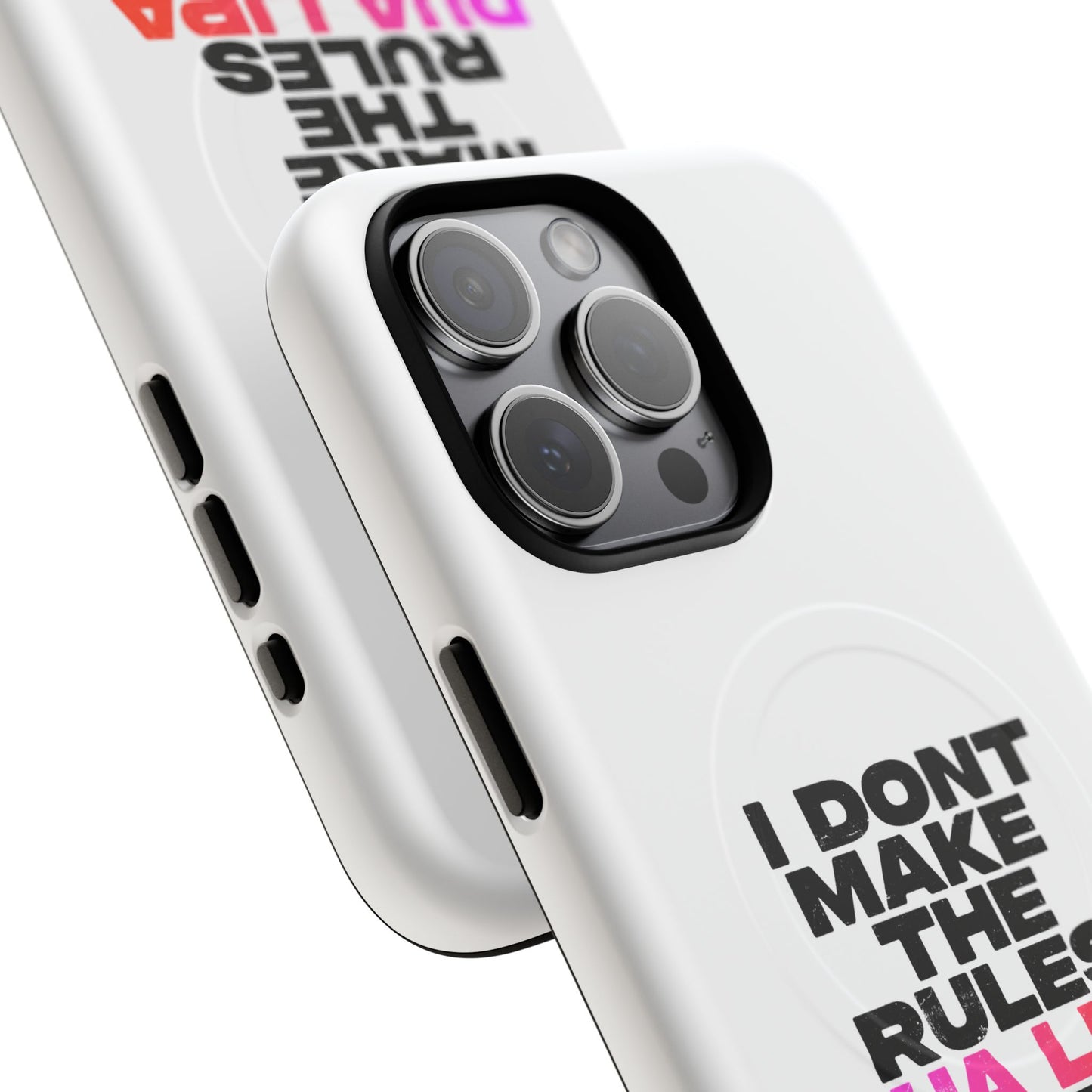 Retro Fade Letter Tough Magnetic Case