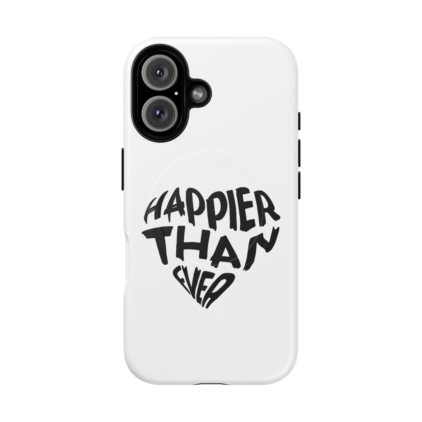 Happier Heart Lettering Tough Magnetic Case