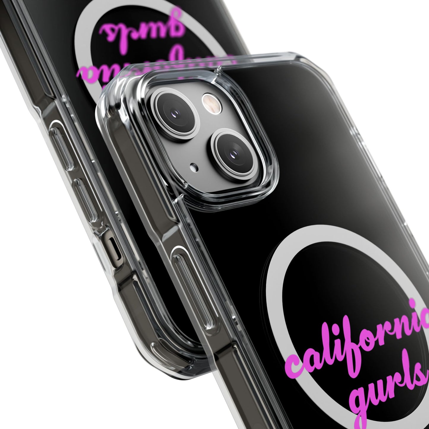 California Script Magnetic Clear Impact cases