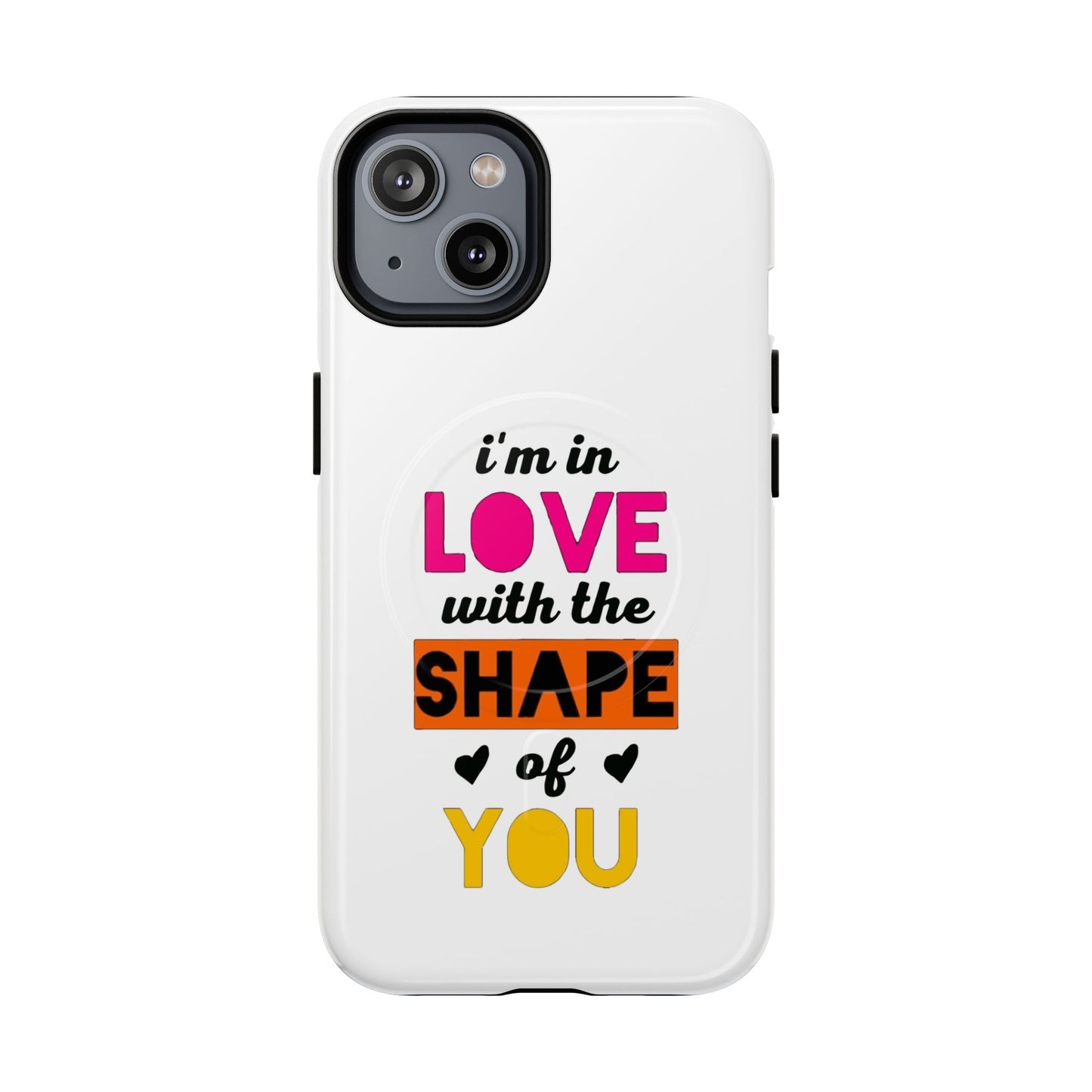 Orange Divide Symbol Tough Magnetic case