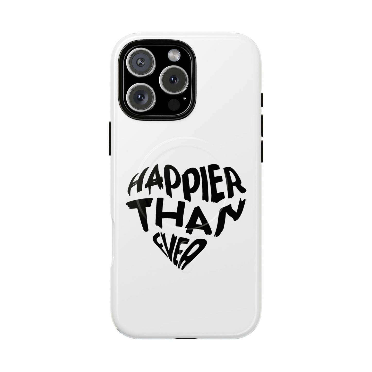 Happier Heart Lettering Tough Magnetic Case