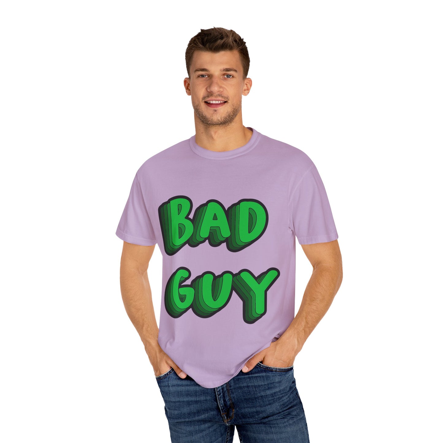Bold 3D Bad Mood Unisex Dyed T-shirt