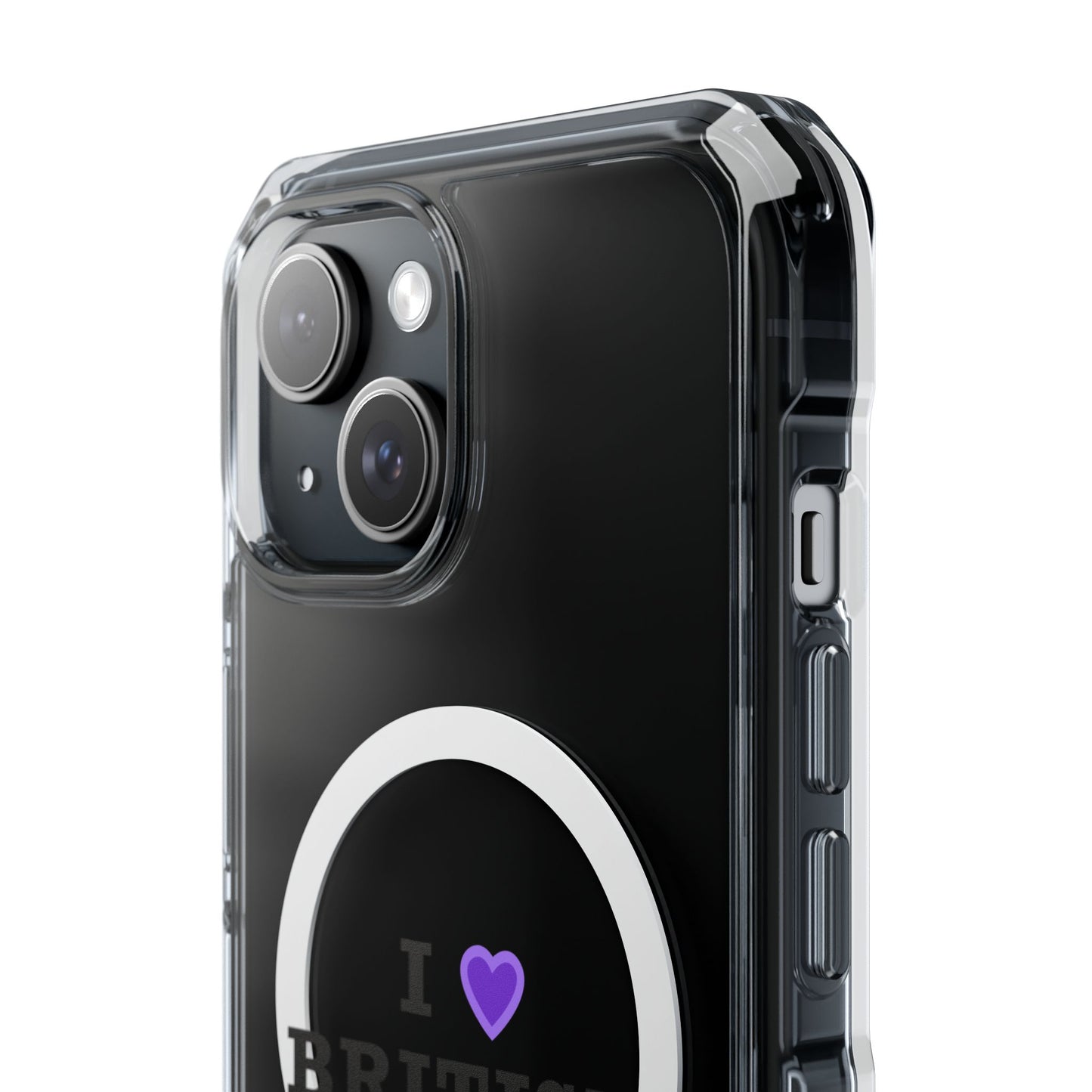 I Love British Accents Magnetic Clear Impact Case