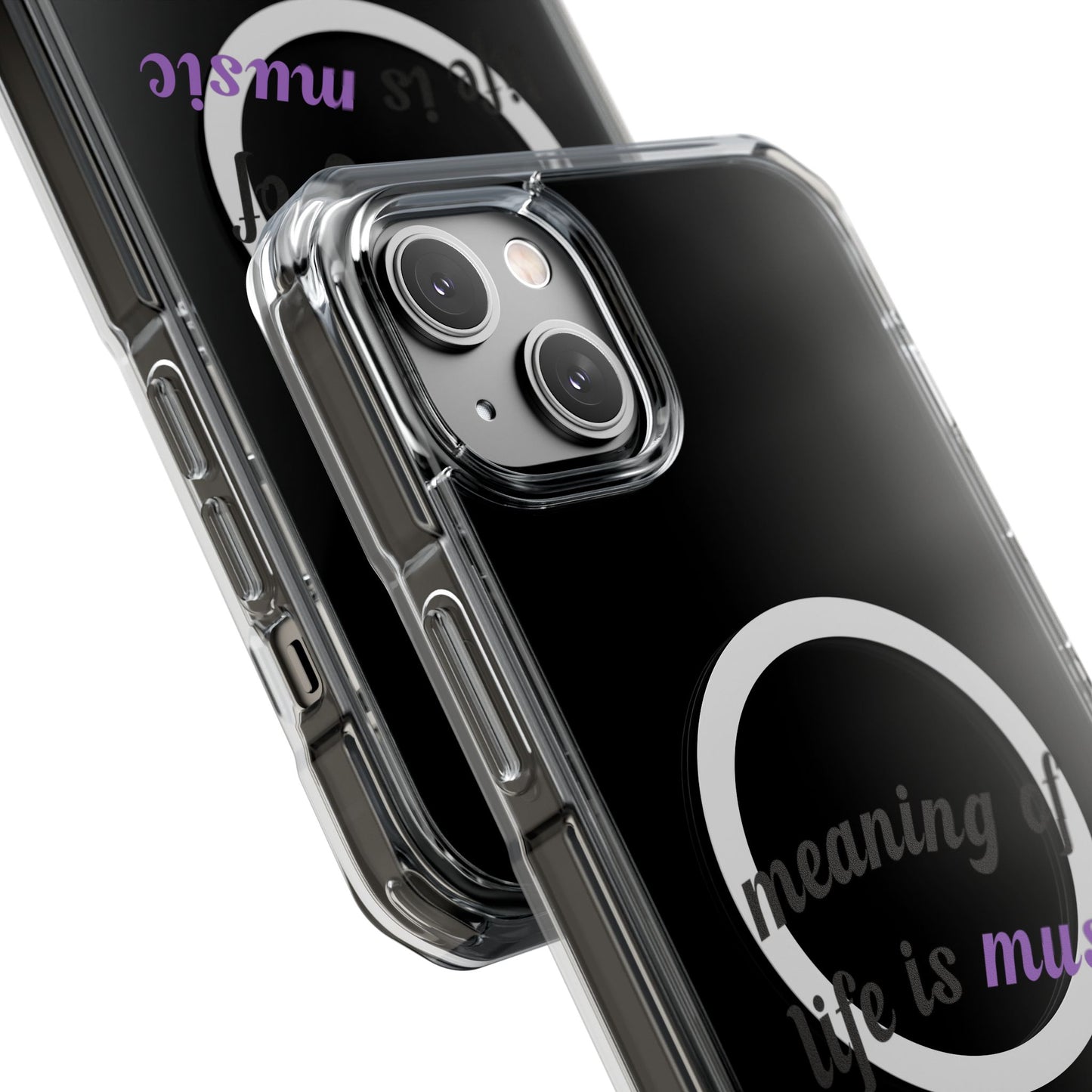 Feel the Music Vibe Magnetic clear Impact Case