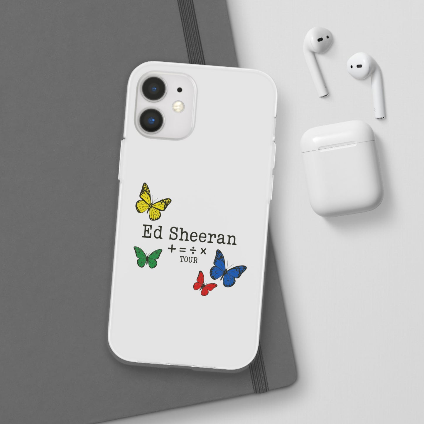 Flexi Case – Ed Sheeran butterfly edition (iPhone X–16 Pro Max)