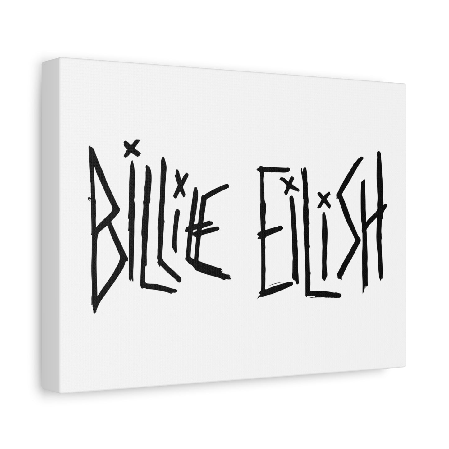 Twisted Ink Font Matte Canvas