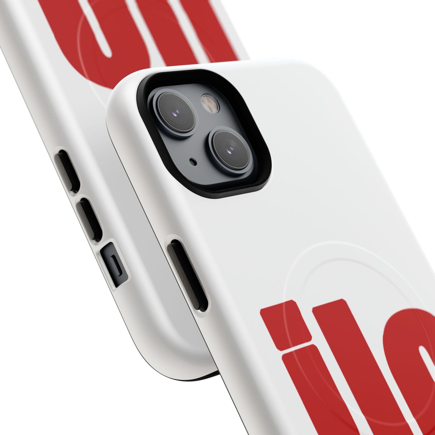 ILO Bold Red Block Tough Magnetic Case