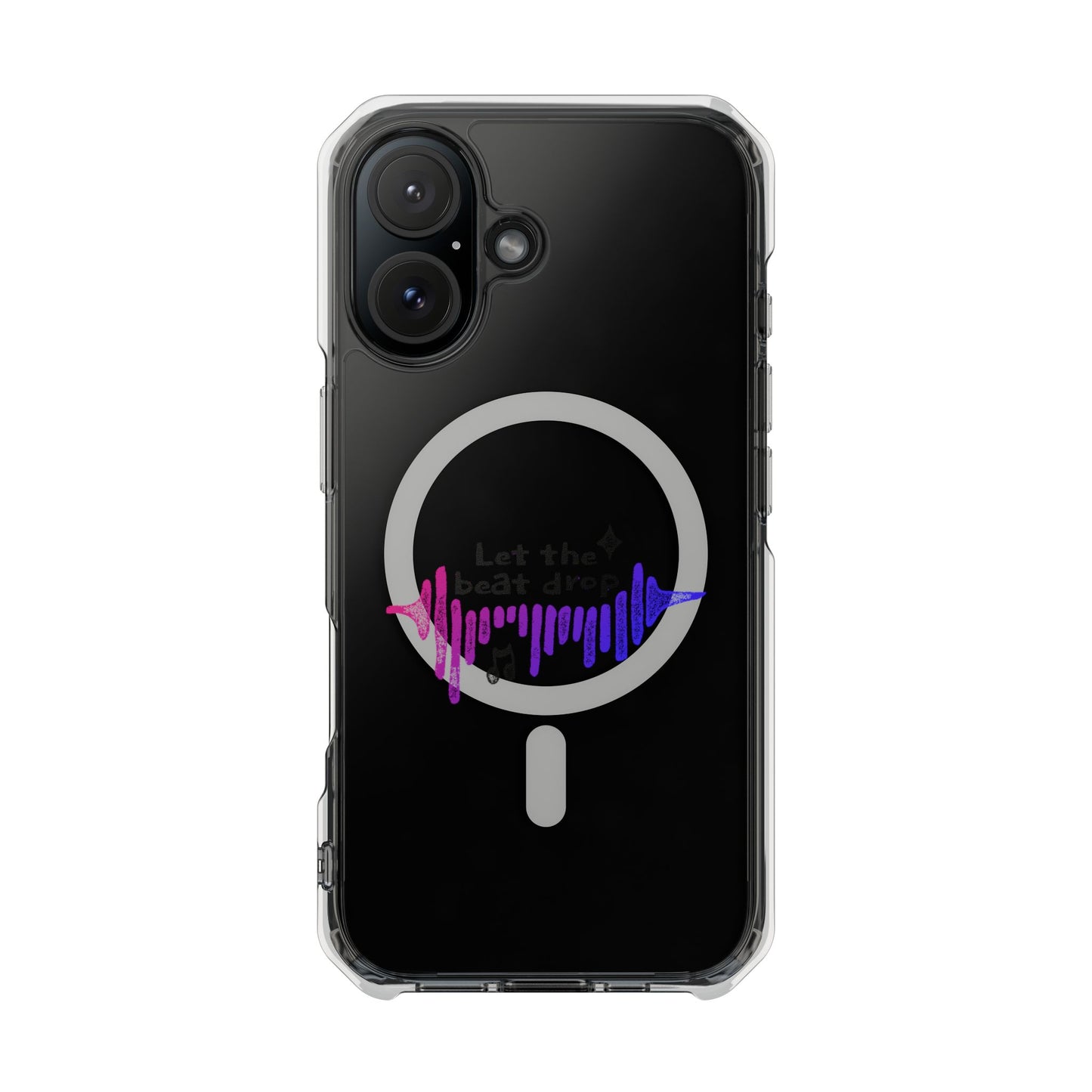 Bold Beats Visualizer Magnetic clear Impact Case