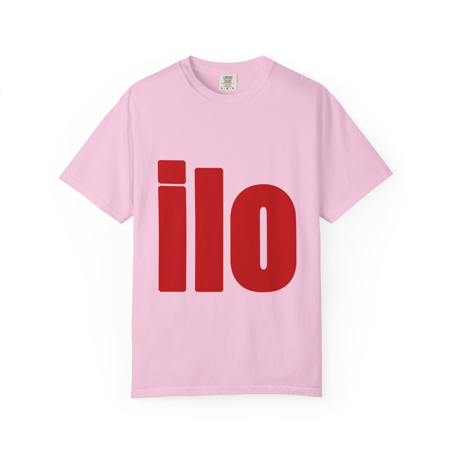 ILO Bold Red Block Unisex Dyed T-shirt