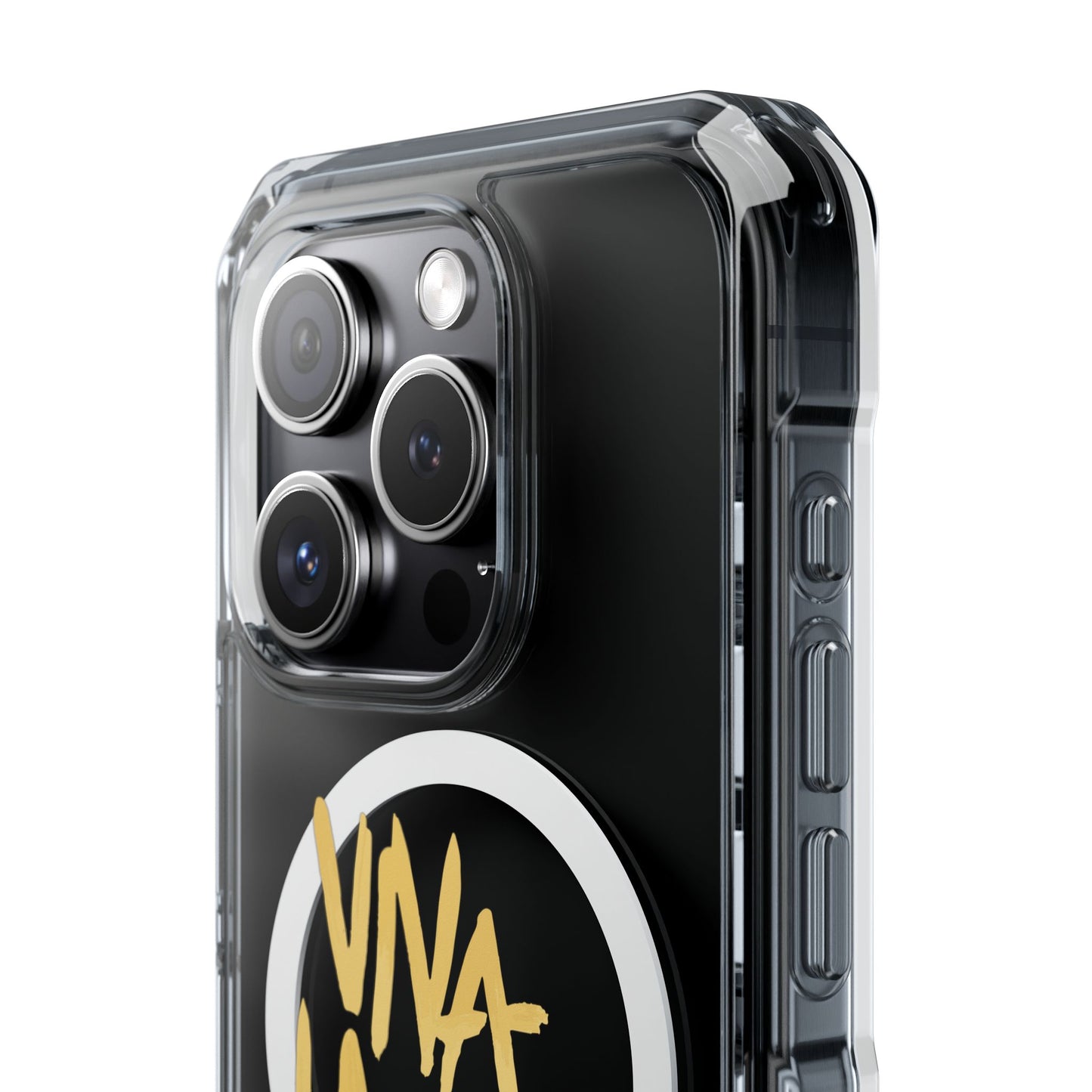 Golden Brush Script Magnetic Clear Impact case