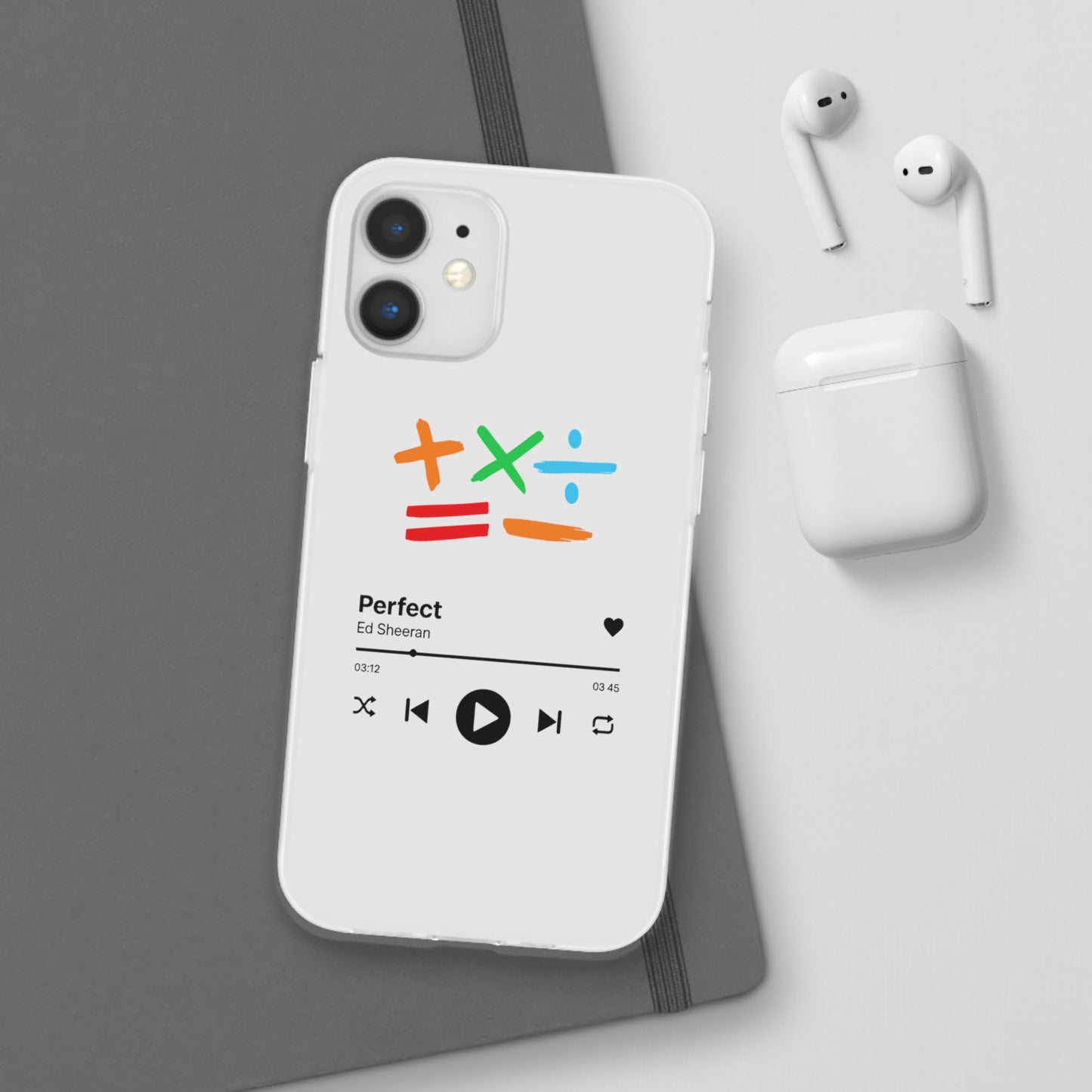 Flexi Case – Ed Sheeran Music Design (iPhone X–16 Pro Max)