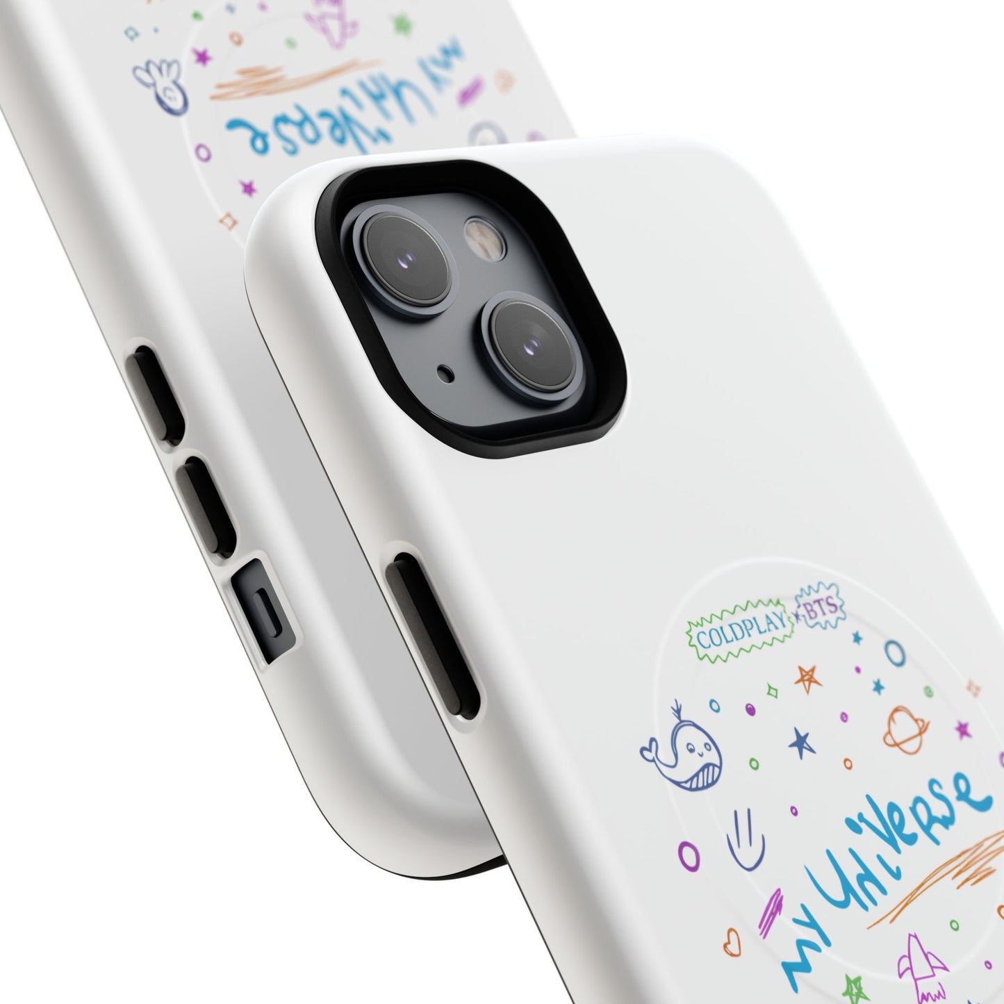 Neon Space Doodles Tough Magnetic Case