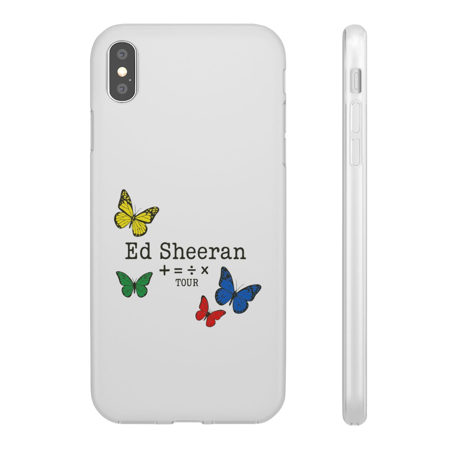 Flexi Case – Ed Sheeran butterfly edition (iPhone X–16 Pro Max)