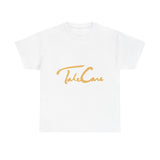Take Care Gold Script Heavy Cotton Tee