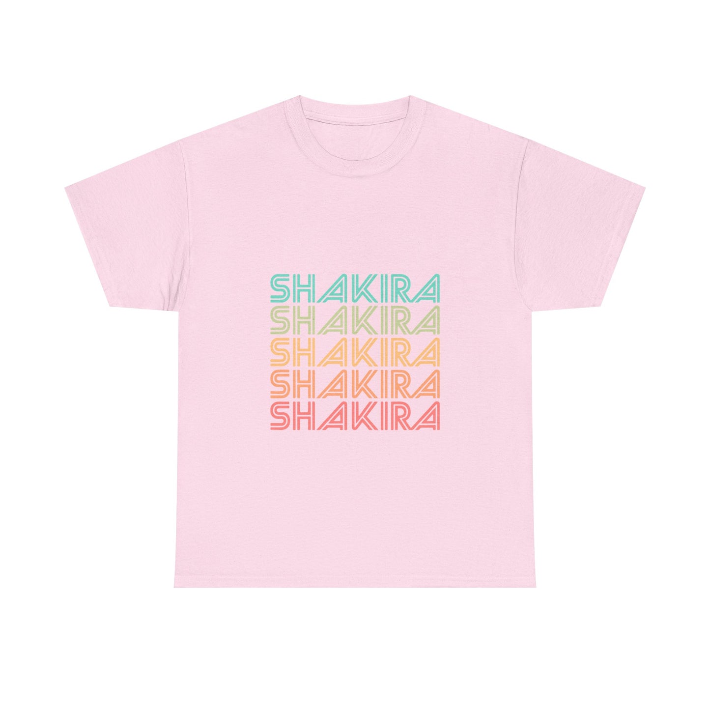 Retro Pop Lines Unisex Heavy cotton tee