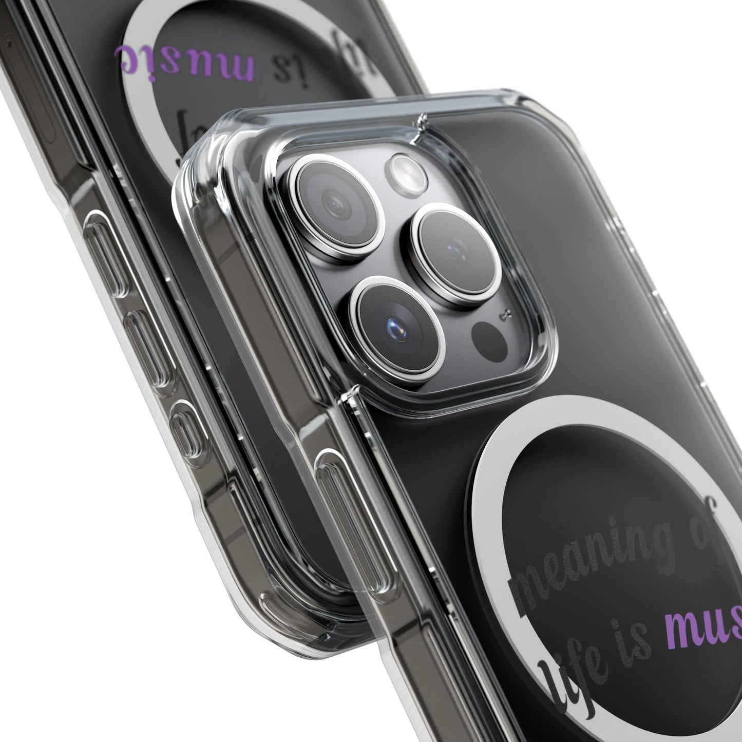 Feel the Music Vibe Magnetic clear Impact Case