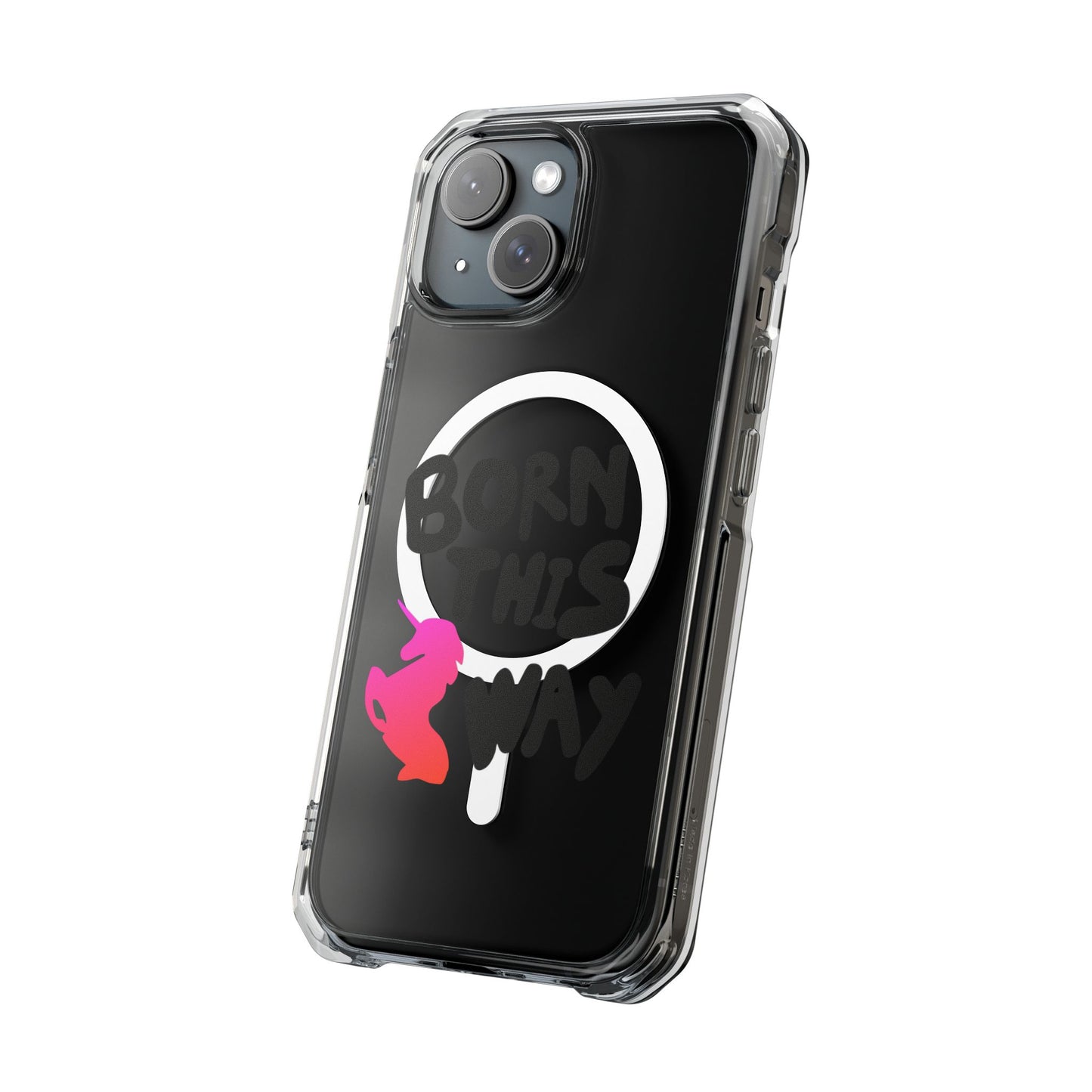Born This Way Unicorn Magnetic clear case