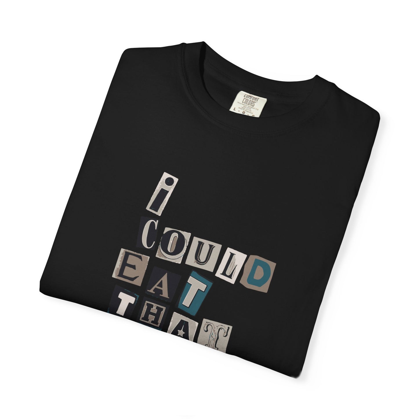 Mixed Message Collage Unisex Dyed T-shirt