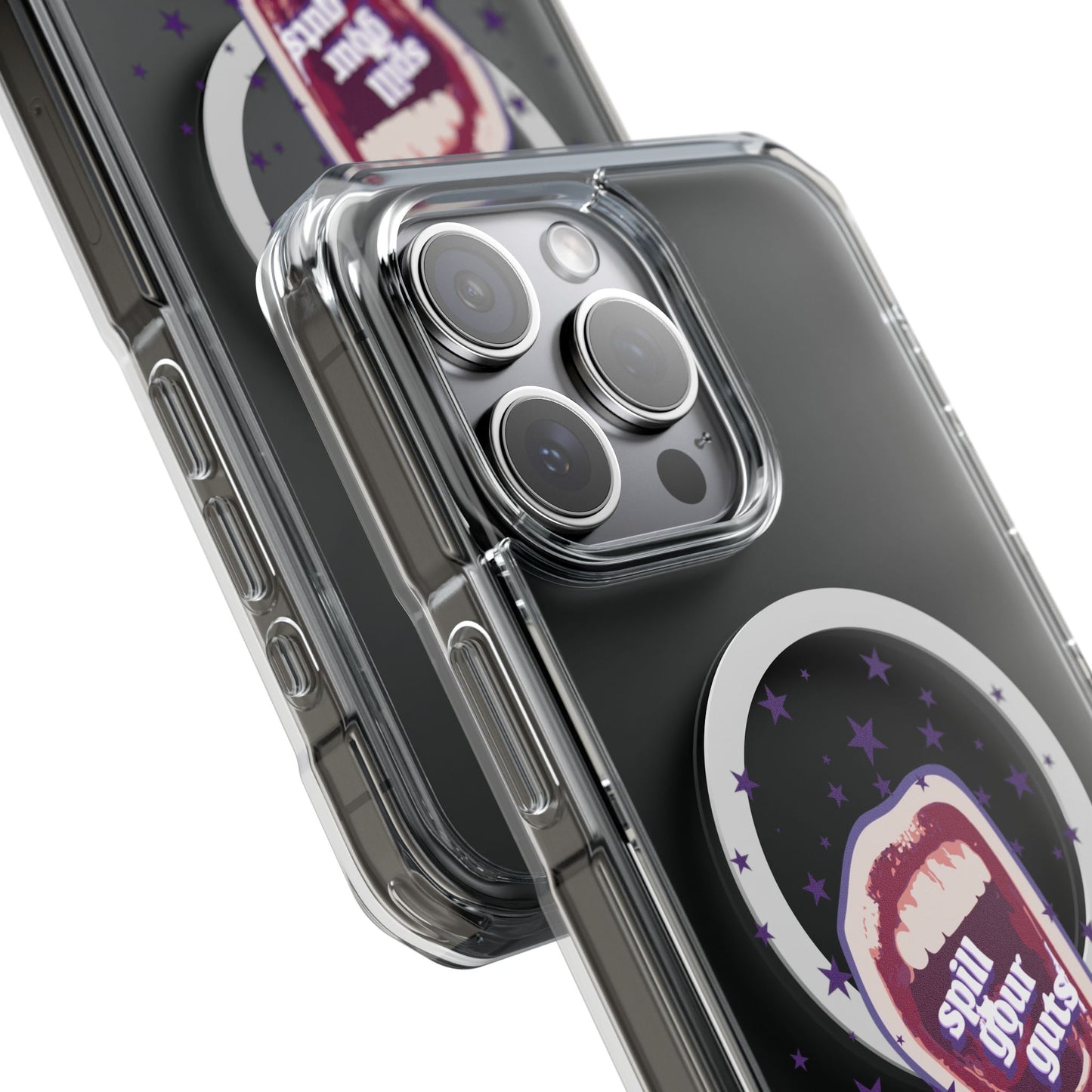 Spill Your Guts Scream Magnetic Clear Impact Case