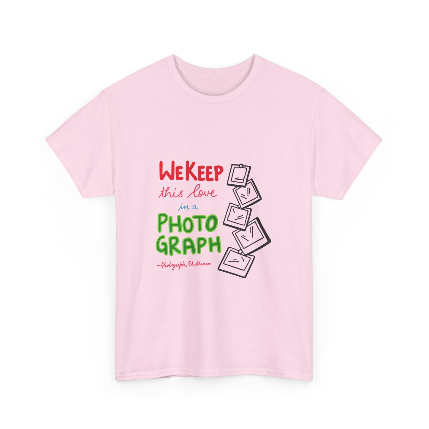White Paw Print Unisex Heavy Cotton Tee
