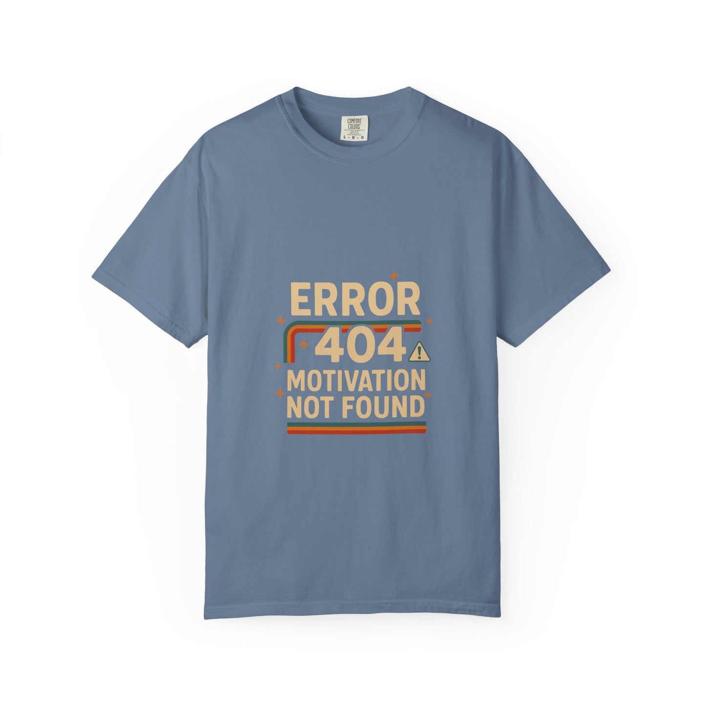 Unisex Garment-Dyed T-shirt – Snazzy Error 404 Edition