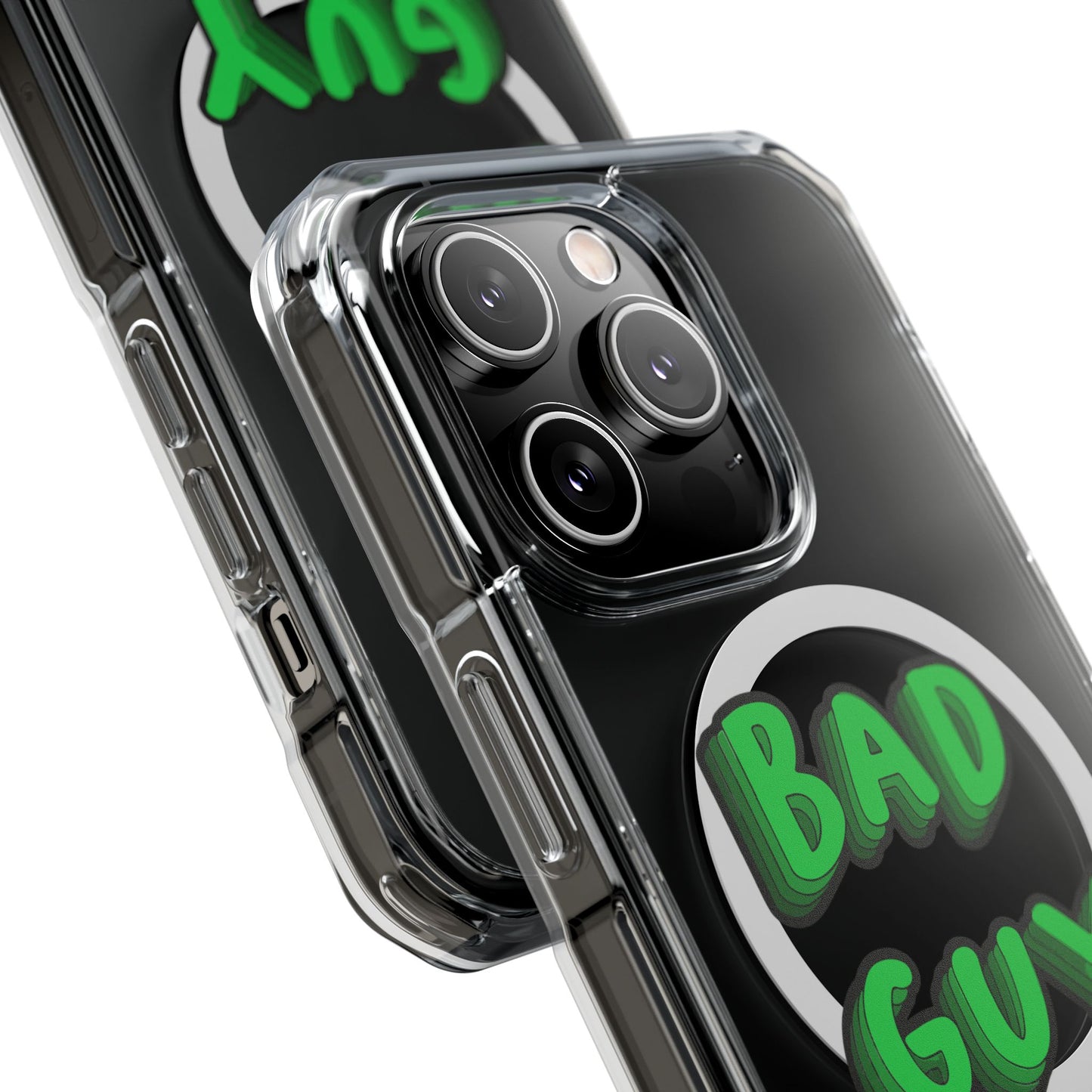 Bold 3D Bad Mood Magnetic Clear Impact Case