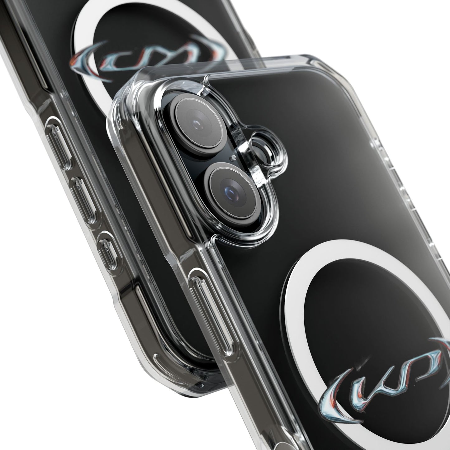 Neon‑Gradient Rua Magnetic Clear Impact cases