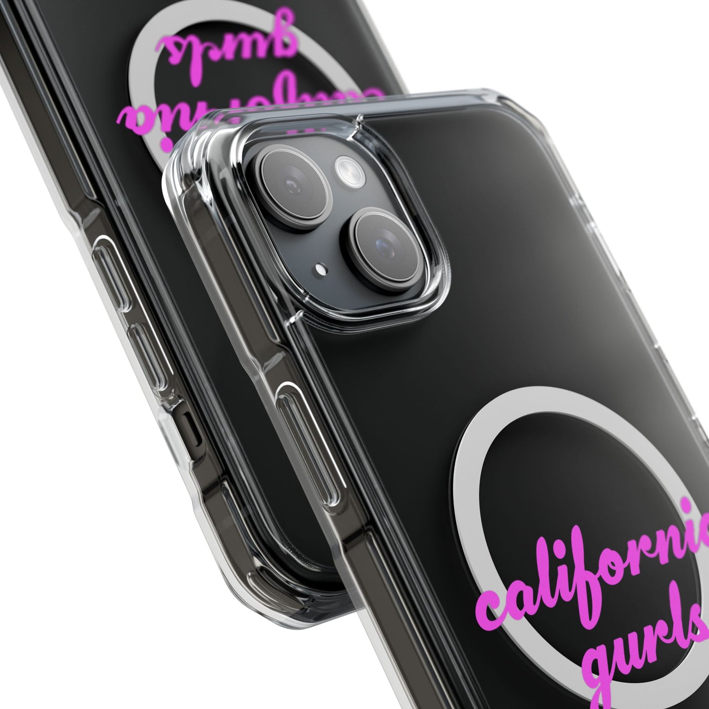 California Script Magnetic Clear Impact cases