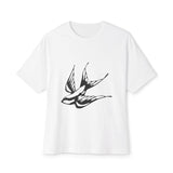 Flight Marked Unisex Oversized Boxy Tee