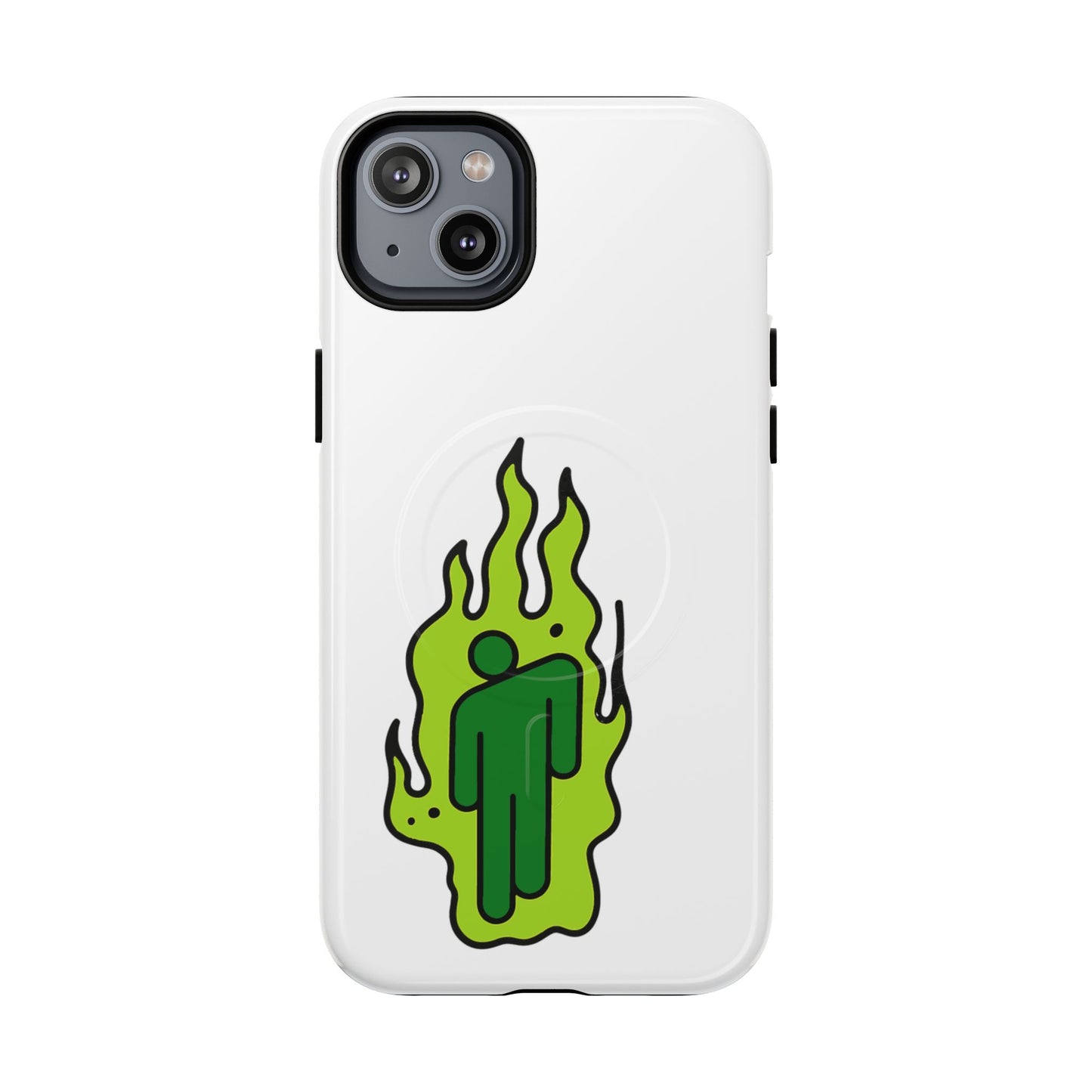 Green Flame Icon Tough Magnetic Case