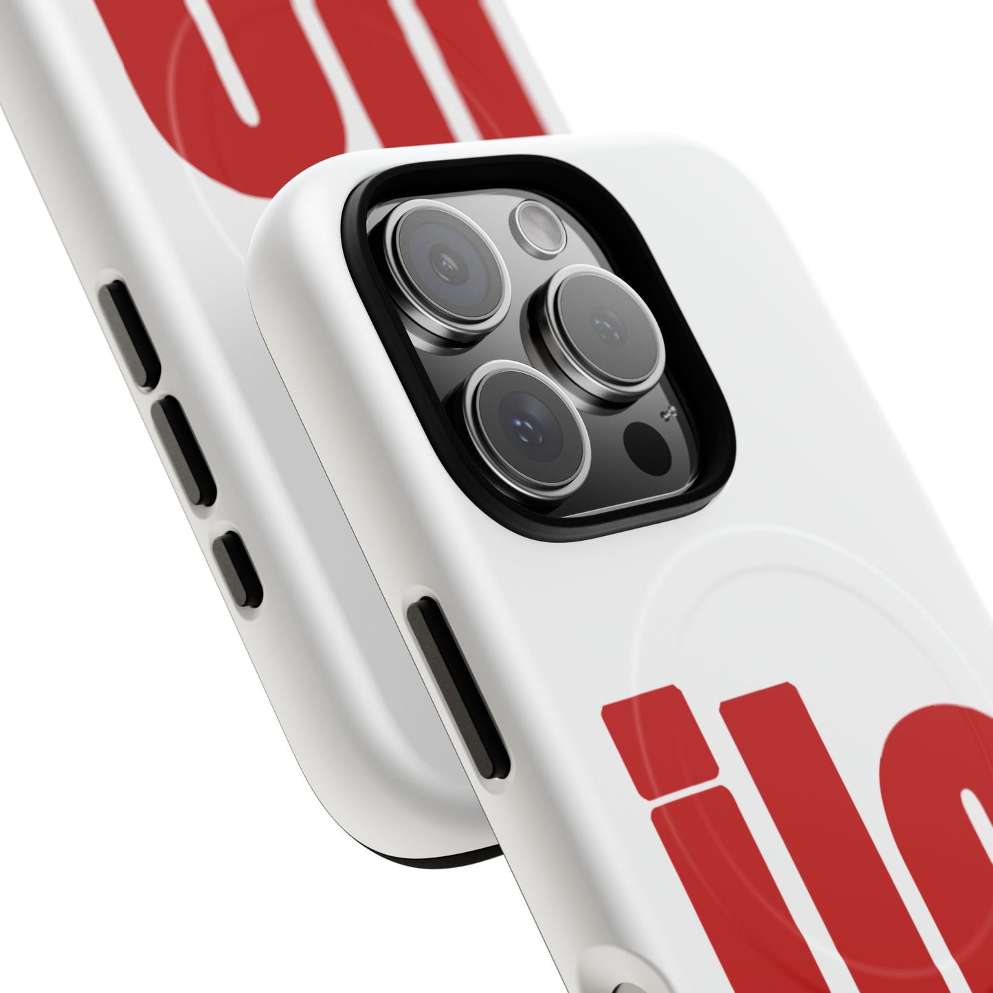 ILO Bold Red Block Tough Magnetic Case
