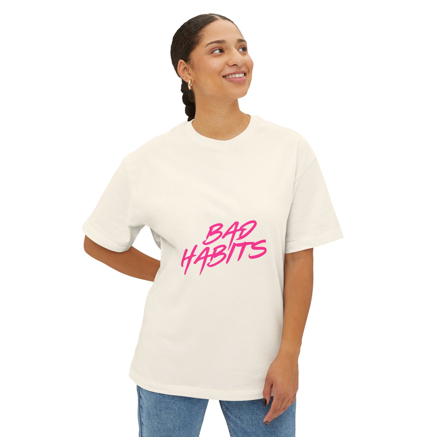 Sun and Waves Minimalist Oversized Boxy Tee