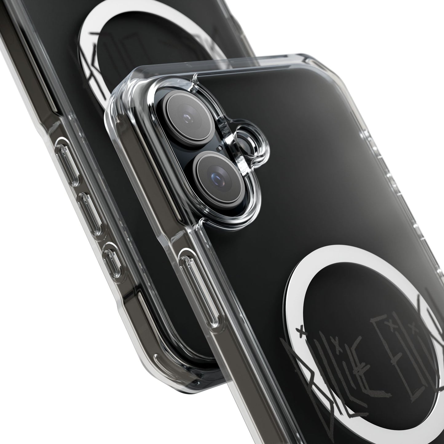 Twisted Ink Font Magnetic Clear Impact Case