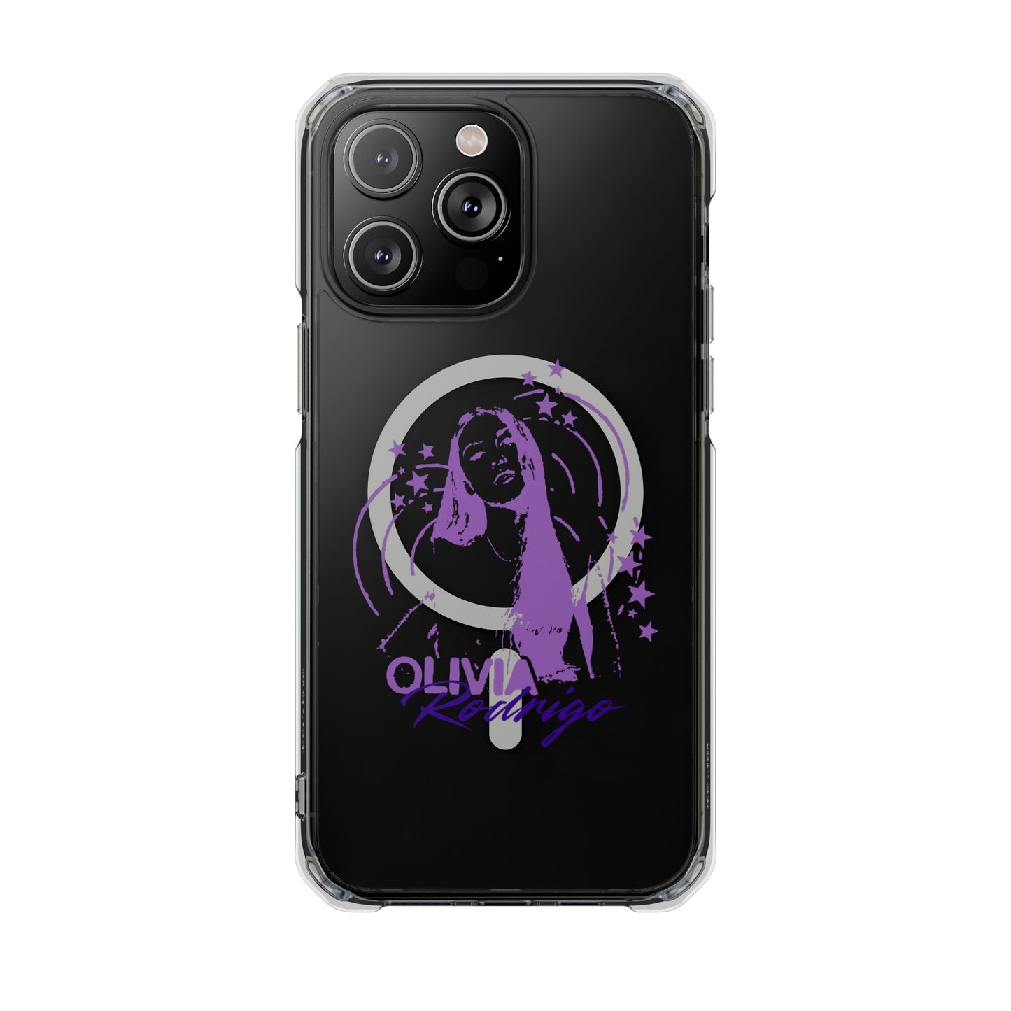 Olivia Rodrigo Star Portrait Magnetic Clear Impact Case