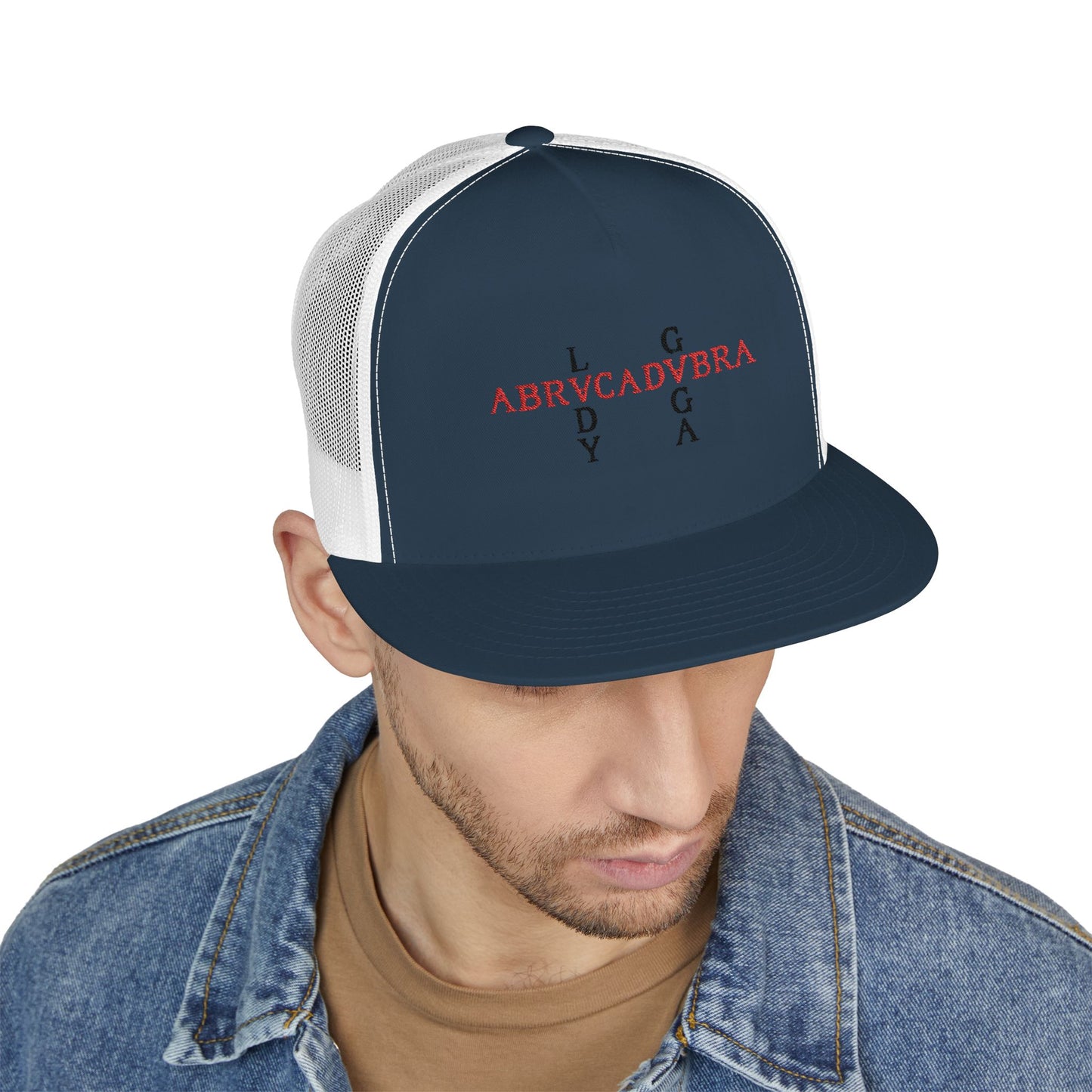 ABRVCADVRA Gothic Snapback trucker Cap