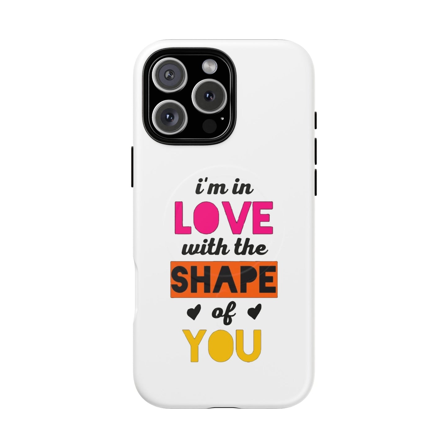 Orange Divide Symbol Tough Magnetic case