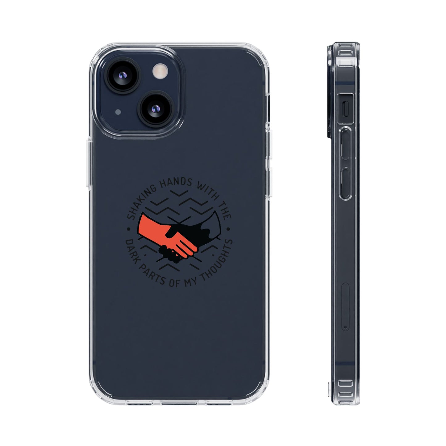 Dark Grip Clear Case