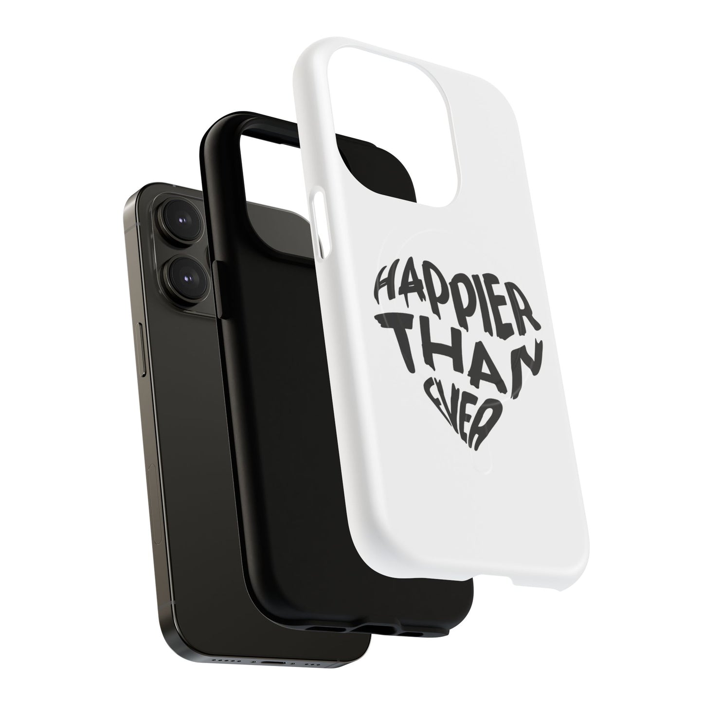 Happier Heart Lettering Tough Magnetic Case