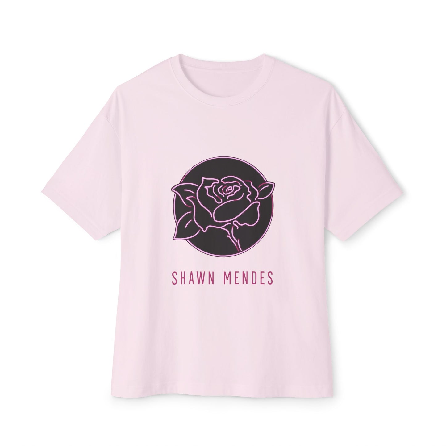 Neon Bloom Unisex Oversized Boxy Tee
