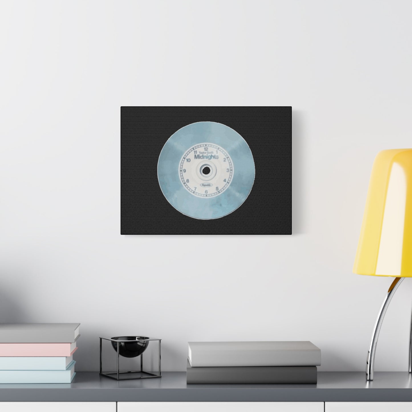 Midnight Vinyl Vibes Matte Canvas