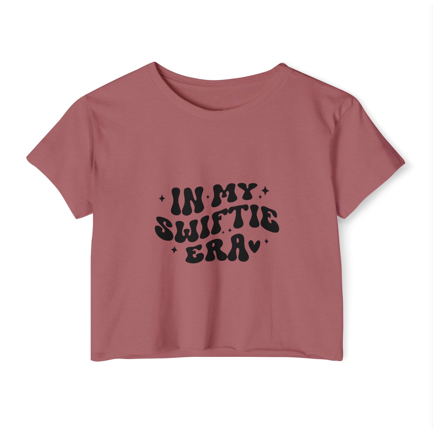 Retro Girl Power Women's Festival Crop Top
