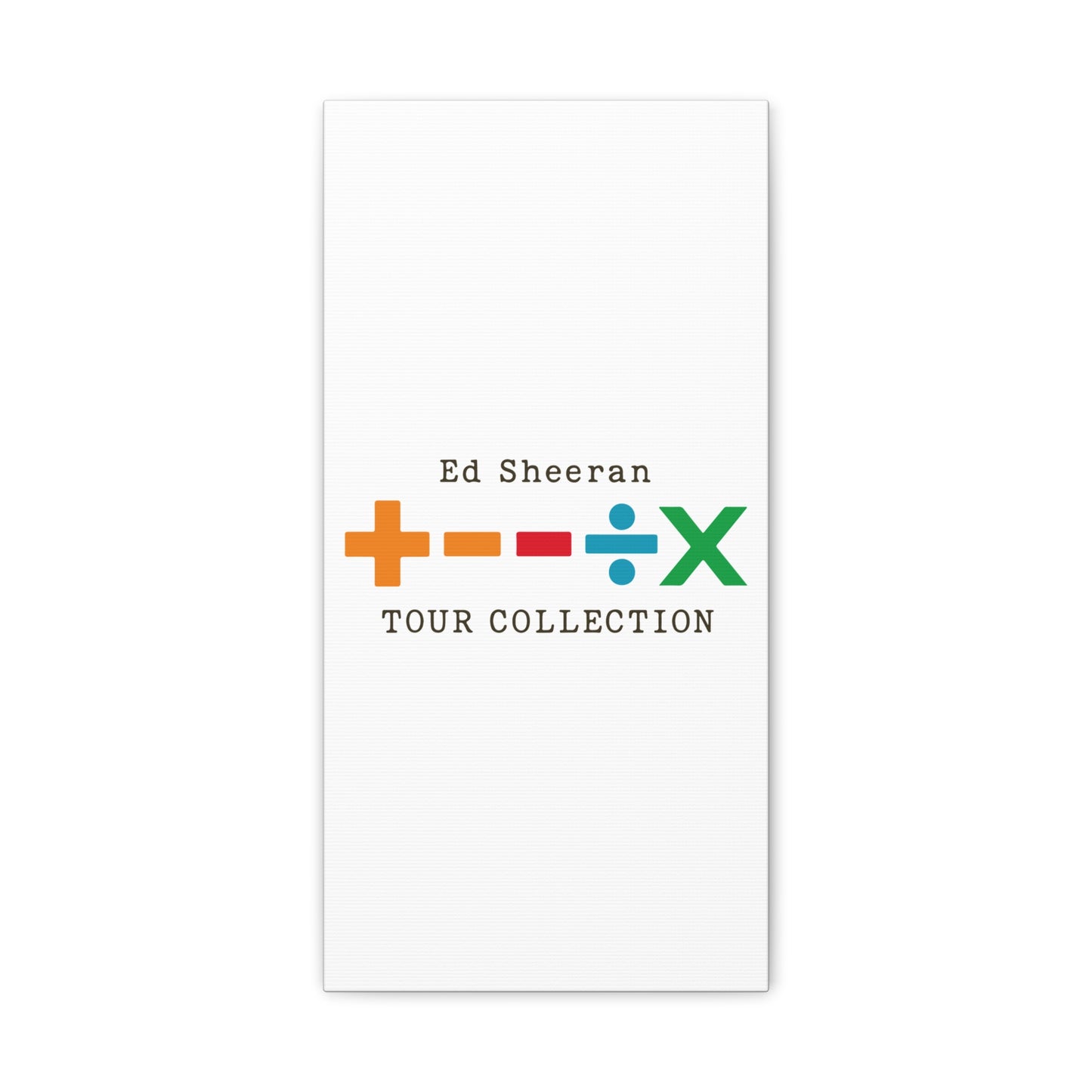 Matte Stretched Canvas, 1.25" Depth – Ed Sheeran Edition