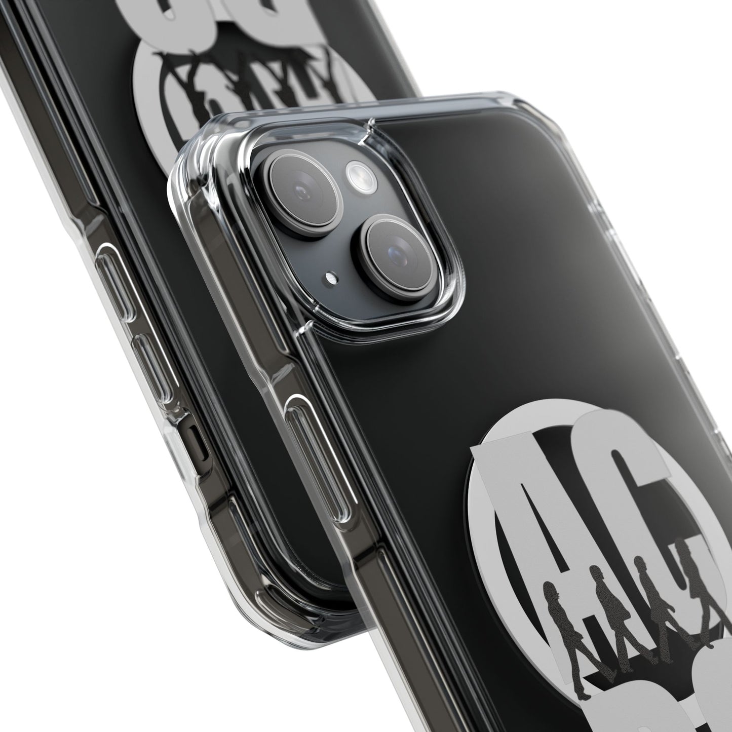 Retro Walk Rock Magnetic Clear Impact case