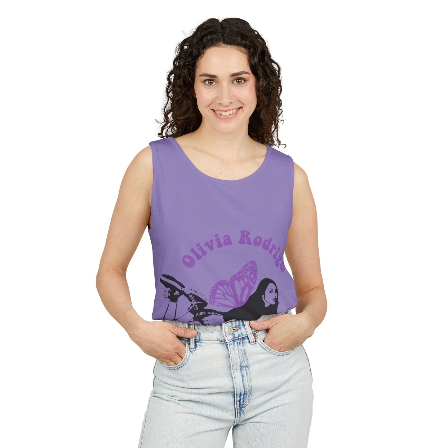 Olivia Rodrigo Butterfly Arc-Dyed Tank Top