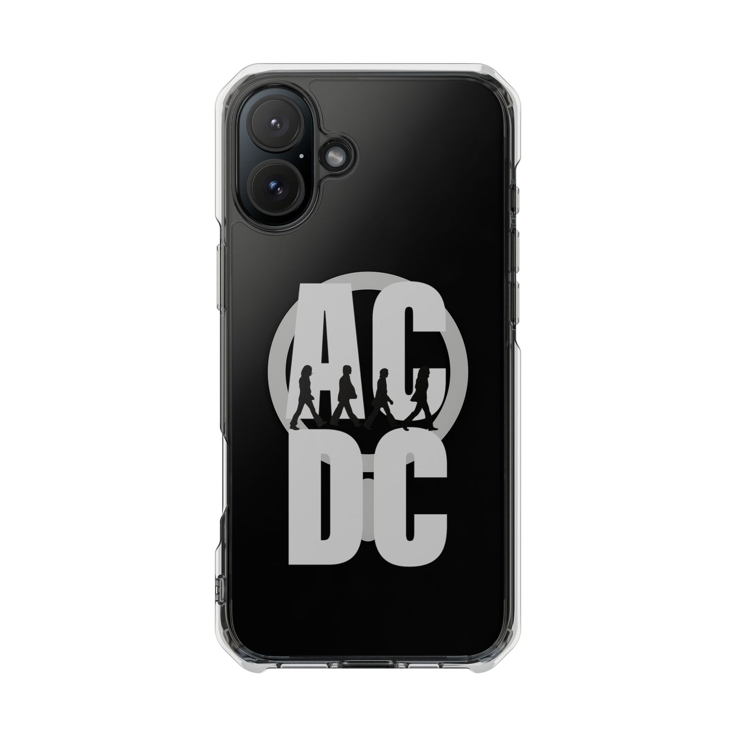 Retro Walk Rock Magnetic Clear Impact case